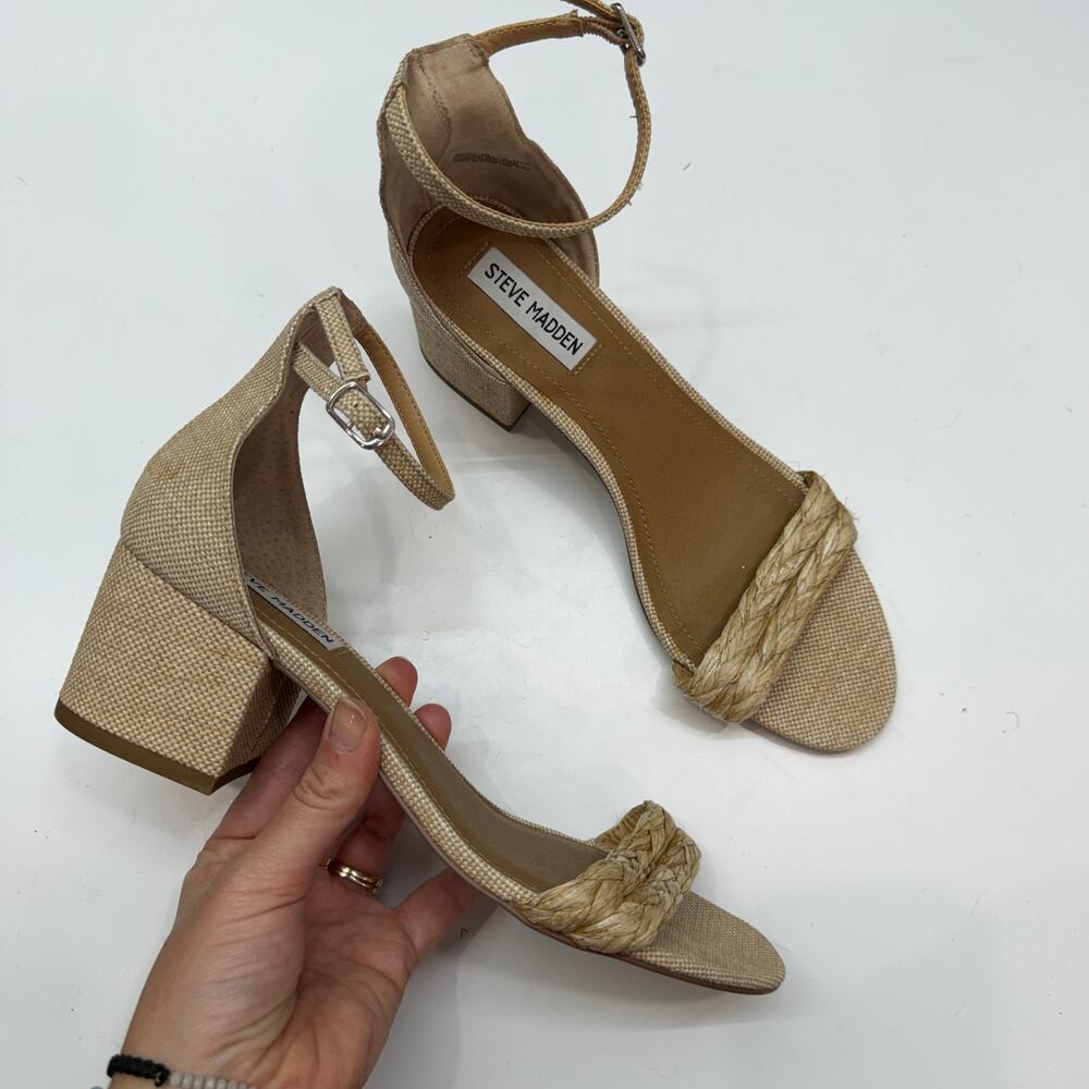 Steve Madden Irenee Block Heel Sandals 9